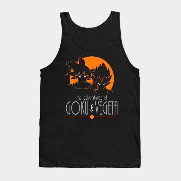 The Adventures of Goku & Vegeta Tank Top by ShadyEldarwen